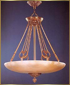 Alabaster Chandeliers Model: RL 1792-90